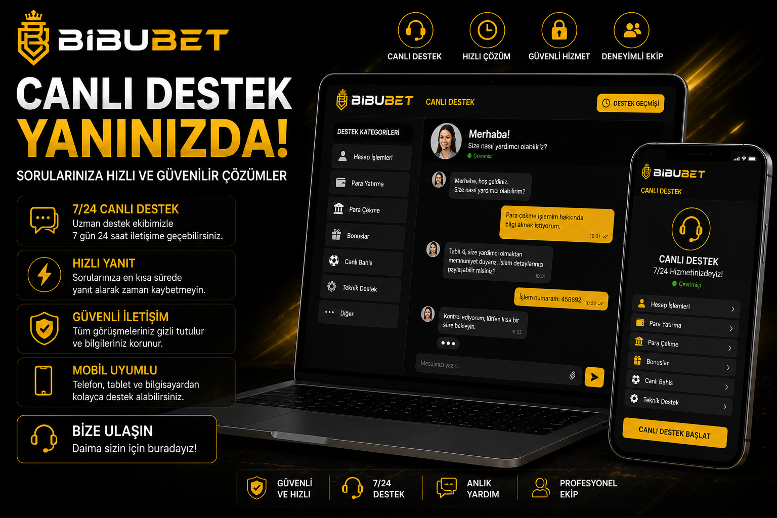 Bibubet canlı destek